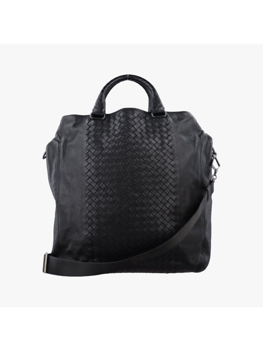 Bottega Veneta Intrecciato Black Lambskin